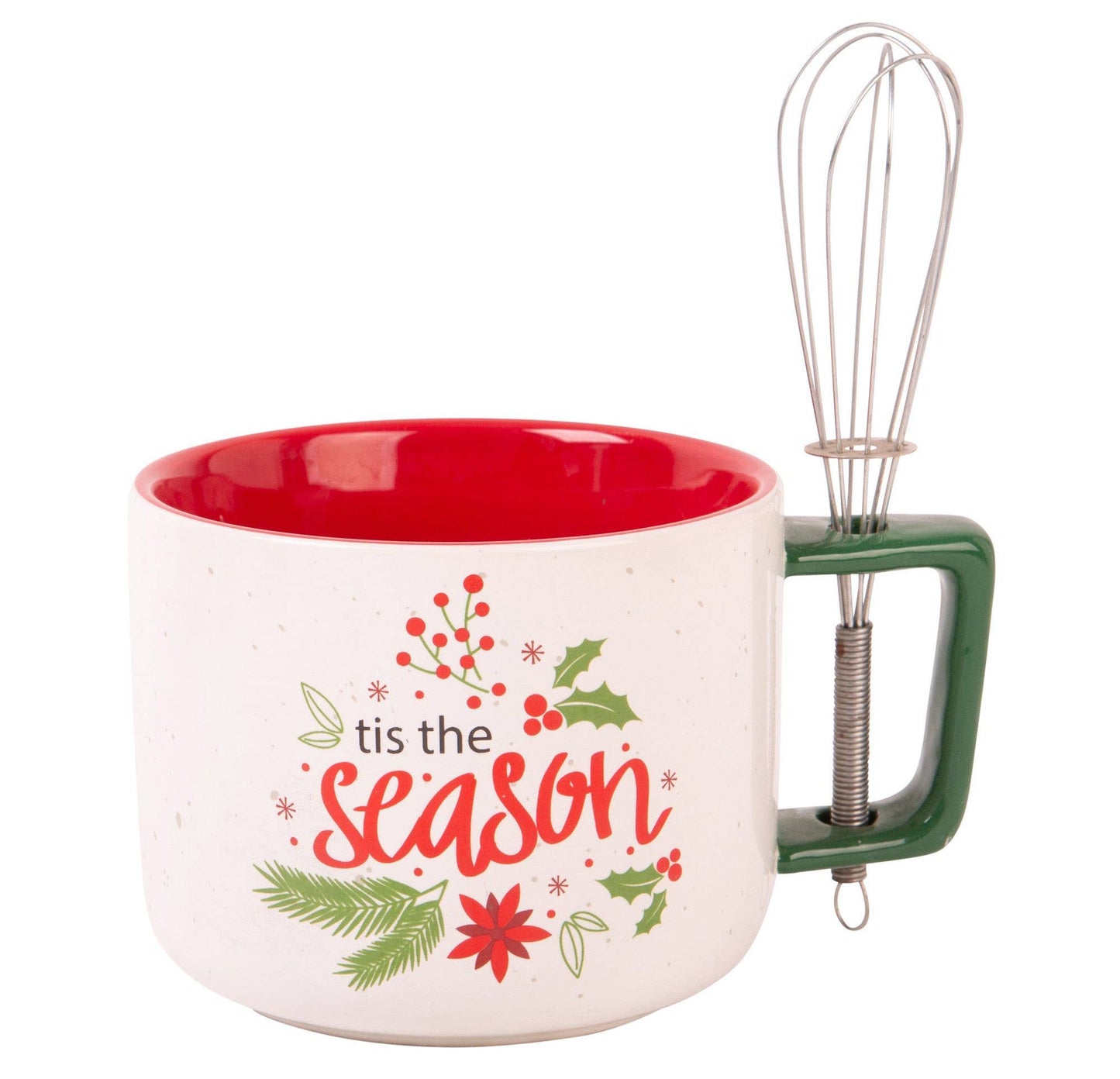 17OZ TIS THE SEASON MUG/WHISK