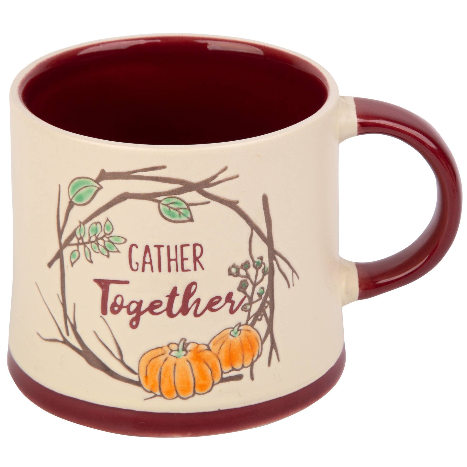 16OZ MUG GATHER TOGETHER/WREAT