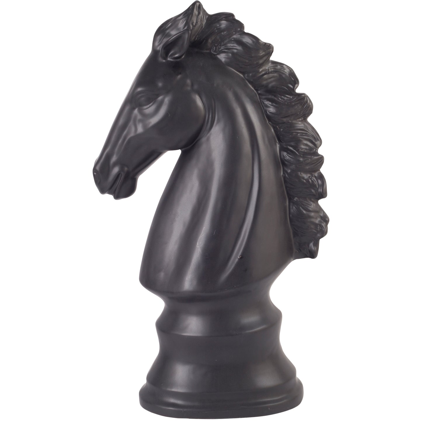 Noir Artifacts 19 Matte Black Horse Head