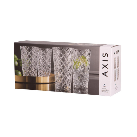 Axis S/4 Clear Hiballs 14oz