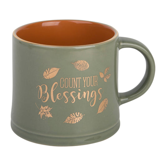 16OZ SAGE BLESSING/LEAVES MUG