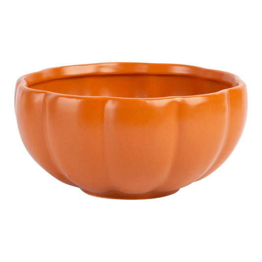 28OZ ORANGE PUMPKIN SHAPE BOWL