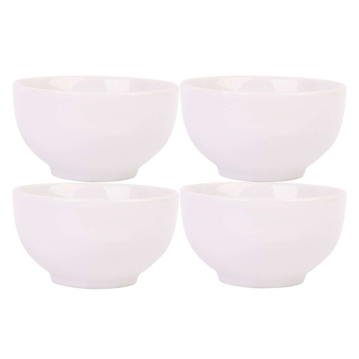 Set of 4 4.5" White Round All Purpose Bowls