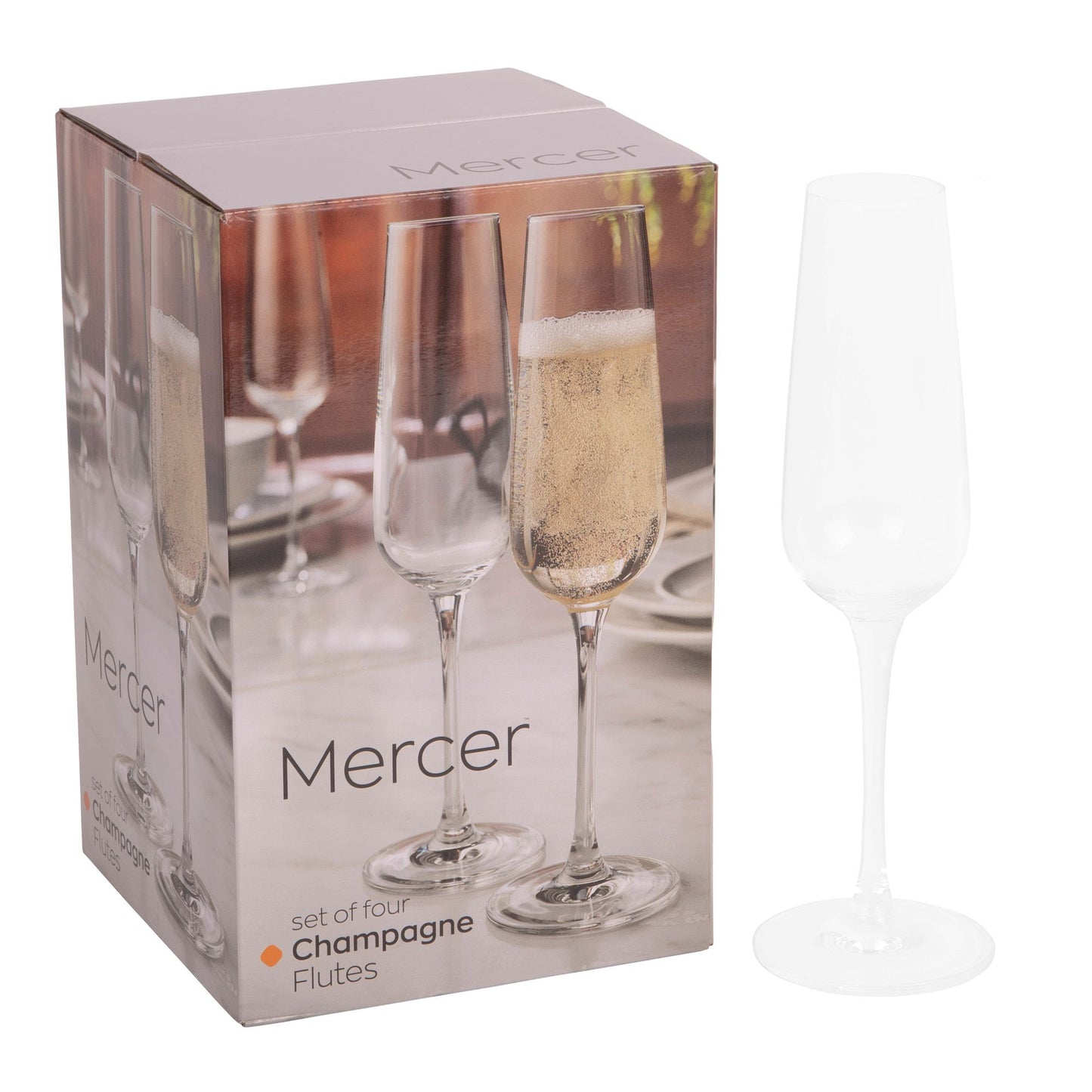 MERCER Set of 4 7.43oz Champagne Flute