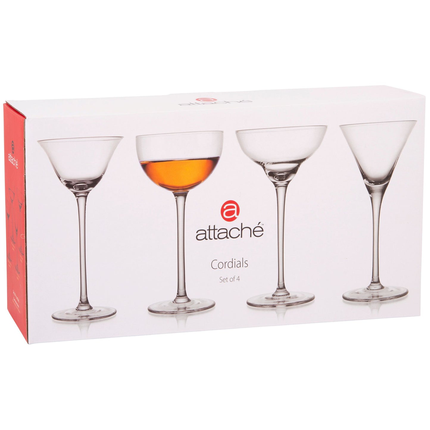 ATTACHE Set of 4 Wine Cordials