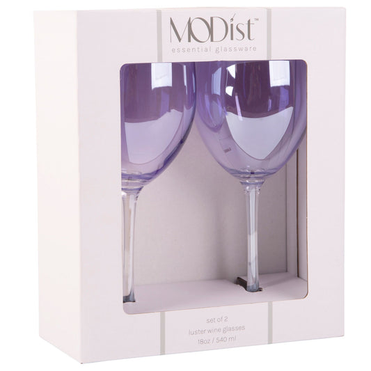 MODIST Set of 2 18oz Purple Lust Wine