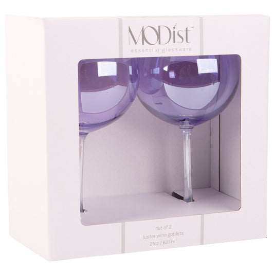 MODIST Set of 2 21oz Purple Lust Wine